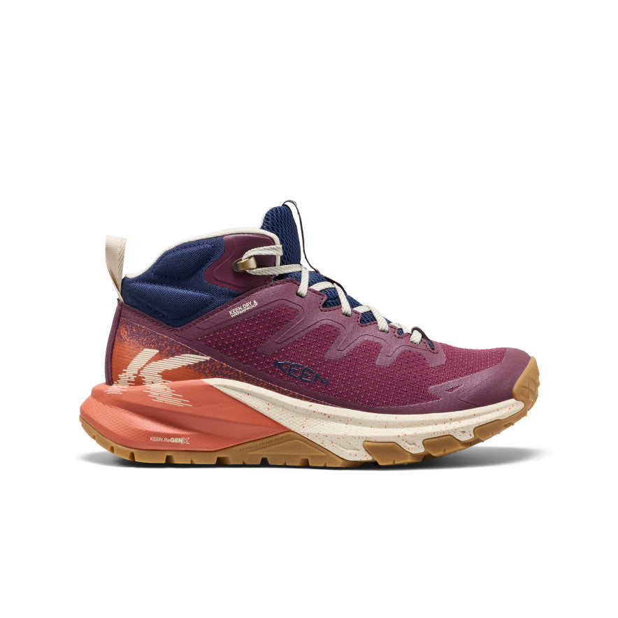 Women's Targhee Apex Waterproof Hiking Boot Fig/Burnt Brick / Keen Online