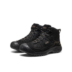 Men's Targhee IV Wide Waterproof Hiking Boot Triple Black / Keen Sale