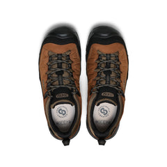 Men's Targhee IV Wide Waterproof Hiking Shoe Bison/Black | Kenn On Sale