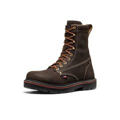 Men's Liberty 8" Waterproof 90° Heel Boot (Carbon Toe) Coffee Bean/Black / Keen Online