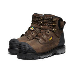 Men's CSA Camden 6" Waterproof Boot (Carbon Toe) Dark Earth/Black | Keen Outlet