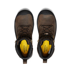 Men's CSA Camden 6" Waterproof Boot (Carbon Toe) Dark Earth/Black | Keen Outlet