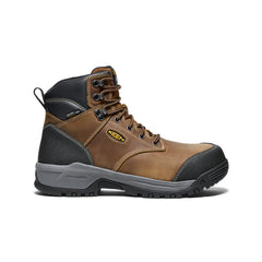Men's Evanston 6" Insulated Waterproof Boot (Carbon Toe) Bison/Black / Keen Online