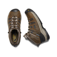 Men's Flint II Waterproof Boot (Steel Toe) Cascade Brown/Orion Blue / Keen Sale