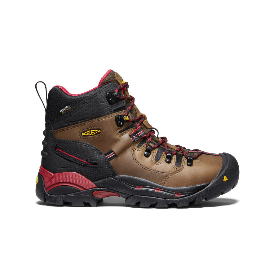 Men's Pittsburgh 6" Waterproof Boot (Steel Toe) Bison / Keen Sale