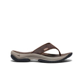 Men's Kona Leather Flip-Flop Java/Dark Earth / Keen Online