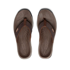Men's Kona Leather Flip-Flop Java/Dark Earth / Keen Online
