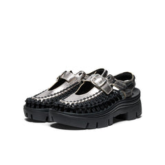 All Gender UNEEK PLT Mary Jane Sneaker Silver/Black / Keen For sale