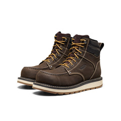 Men's Cincinnati 6" Waterproof Boot (Carbon Toe) Dark Chocolate/Sandshell / Keen For sale