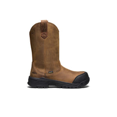 Women's Evanston Pull-On Waterproof Boot (Carbon Toe) Bison/Black / Keen Online