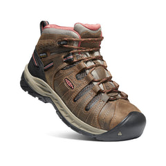 Women's Flint II Waterproof Boot (Soft Toe) Cascade Brown/Brick Dust | Keen Outlet