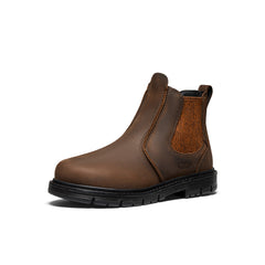 Women's San Jose Chelsea 90° Heel Boot (Aluminum Toe) Cascade Brown/Black | Keen Outlet