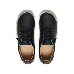 Women's KNX Leather Sneaker Black/Star White / Keen For sale