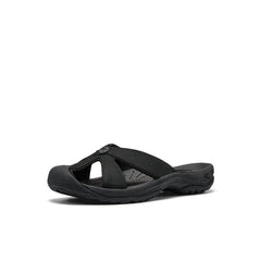Women's Bali Leather Slide Sandal Black/Black / Keen Online