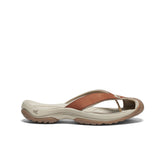 Women's Waimea Leather Flip-Flop Sorrel Horse/Plaza Taupe | Kenn On Sale