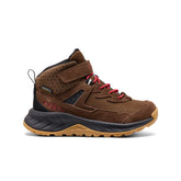 Little Kids' Hightrail Waterproof Hiking Boot Dark Earth/Garnet | Kenn On Sale