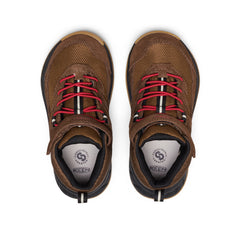 Little Kids' Hightrail Waterproof Hiking Boot Dark Earth/Garnet | Kenn On Sale