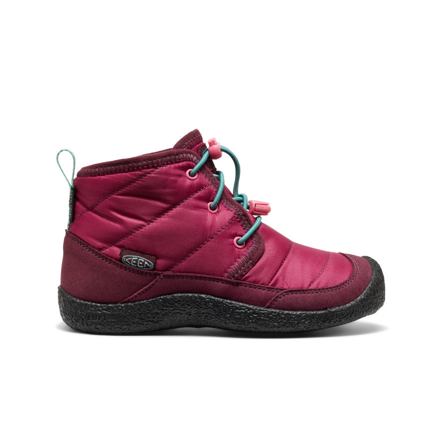 Big Kids' Howser II Waterproof Chukka Beaujolais/Pool Blue / Keen Sale