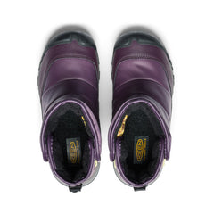 Big Kids' Puffrider Waterproof Winter Boot Black Plum/Daiquiri Green | Keen Outlet