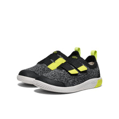 Little Kids' KNX Knit Double Strap Black/Evening Primrose | Kenn On Sale