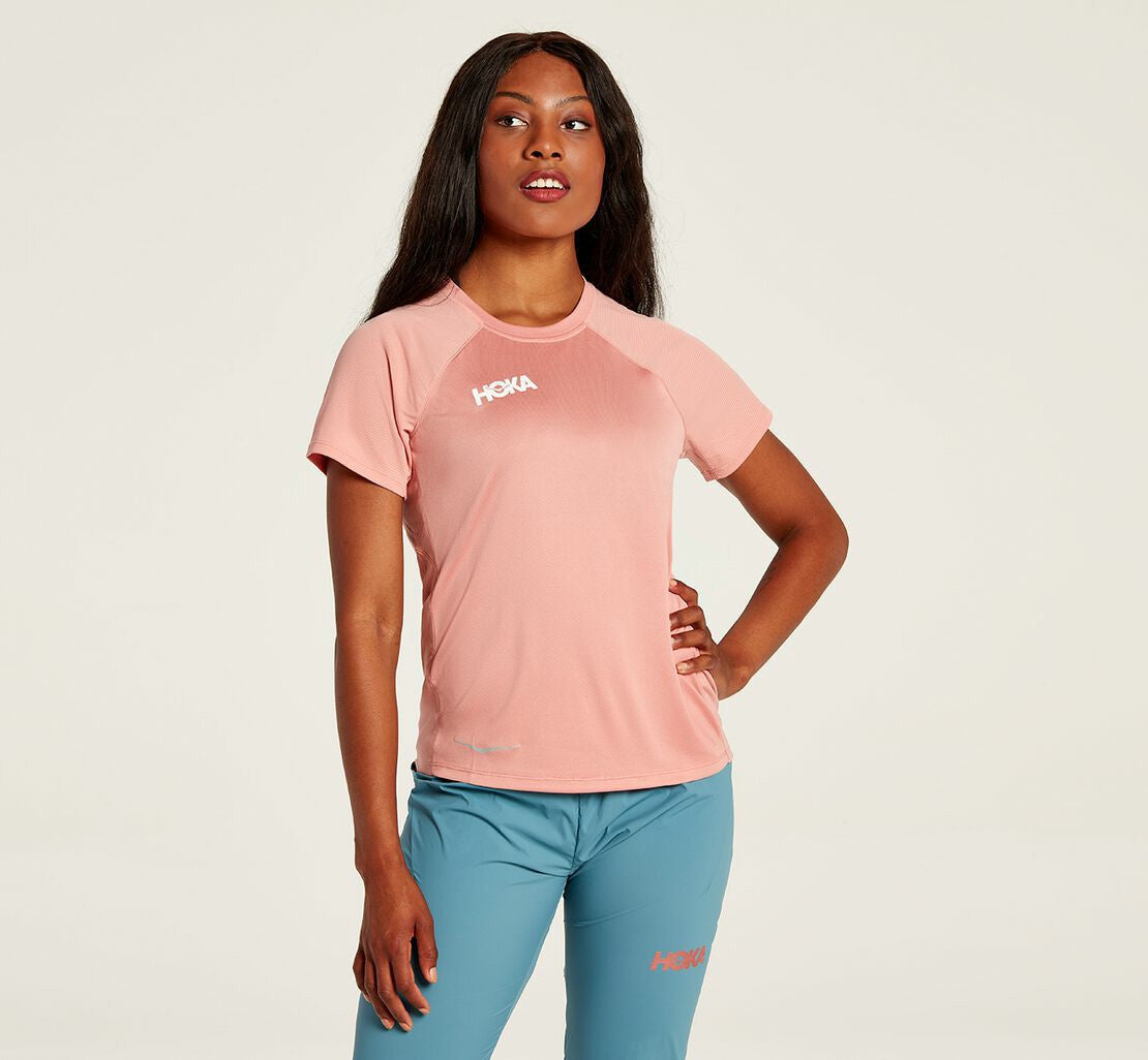HOKA Women's Performance Short Sleeve