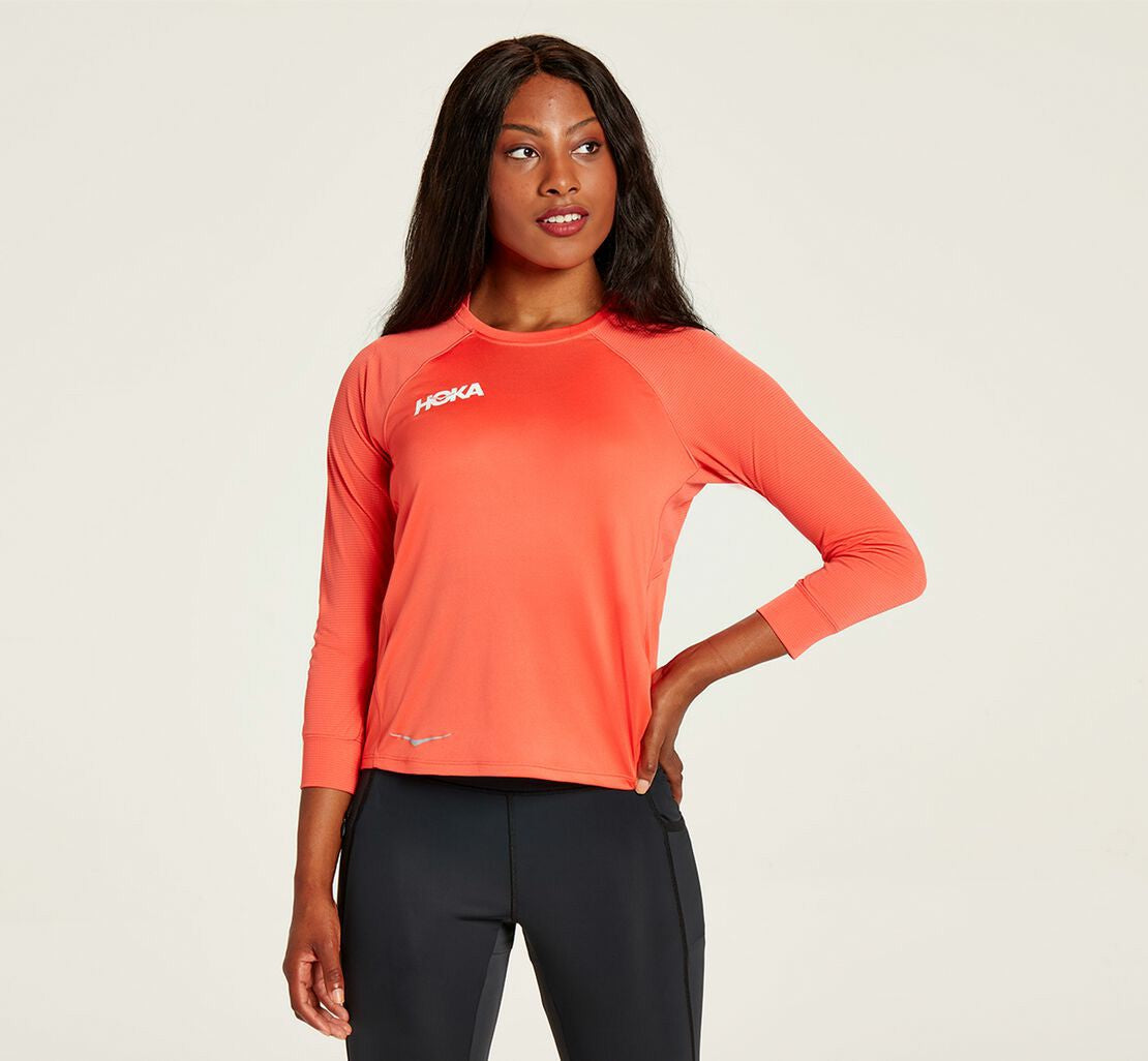 HOKA Women's Performance 3/4 Sleeve