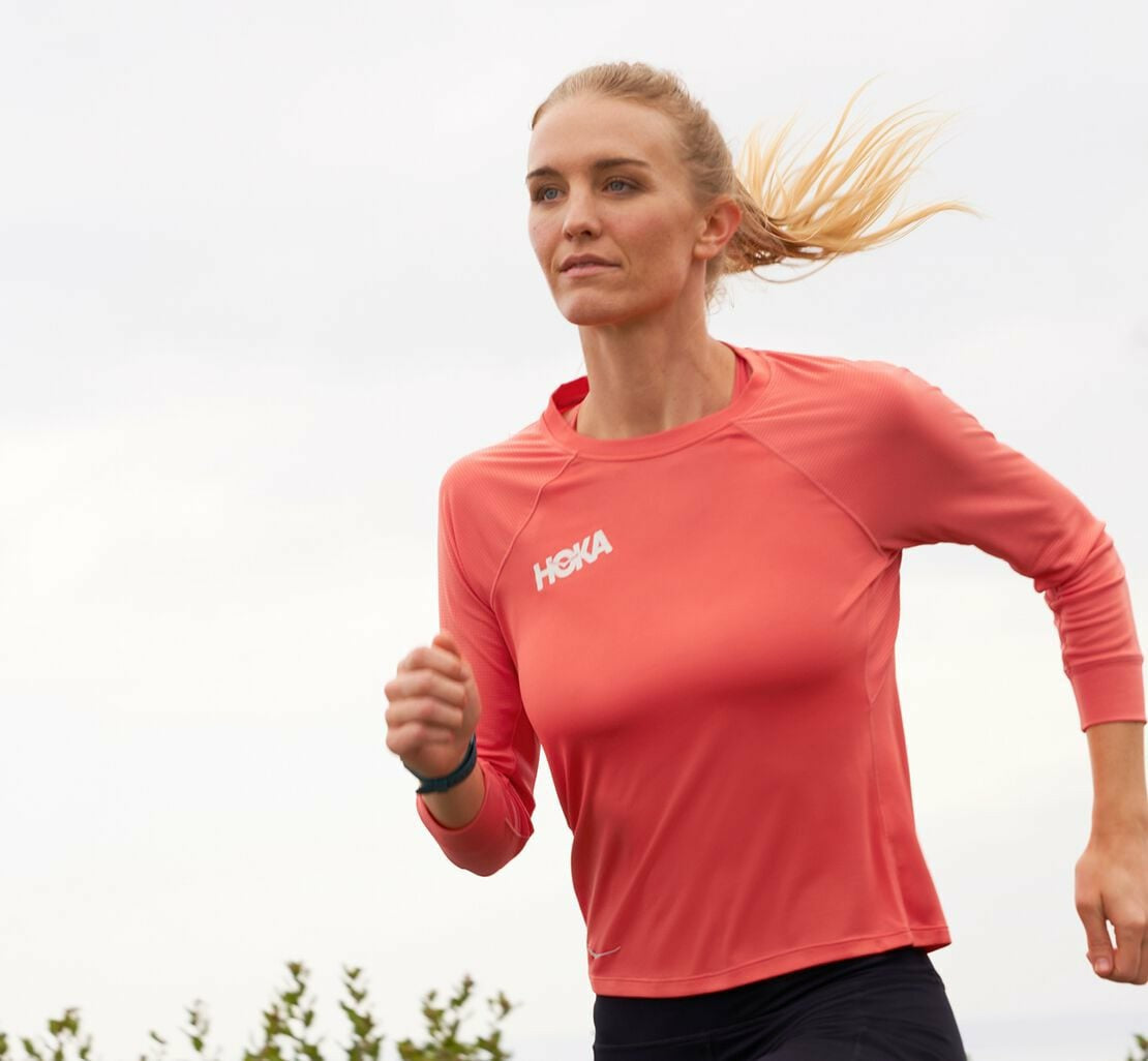 HOKA Women's Performance 3/4 Sleeve