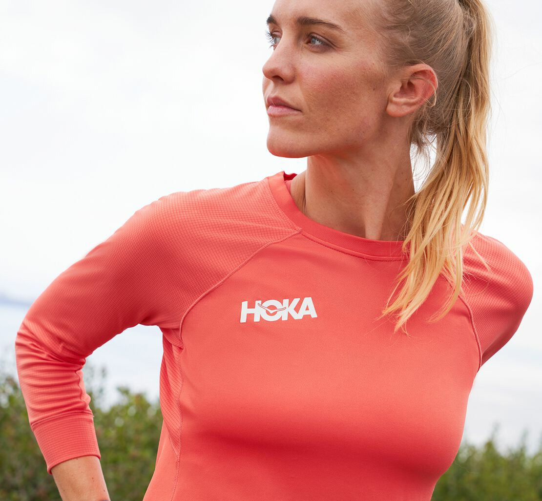 HOKA Women's Performance 3/4 Sleeve