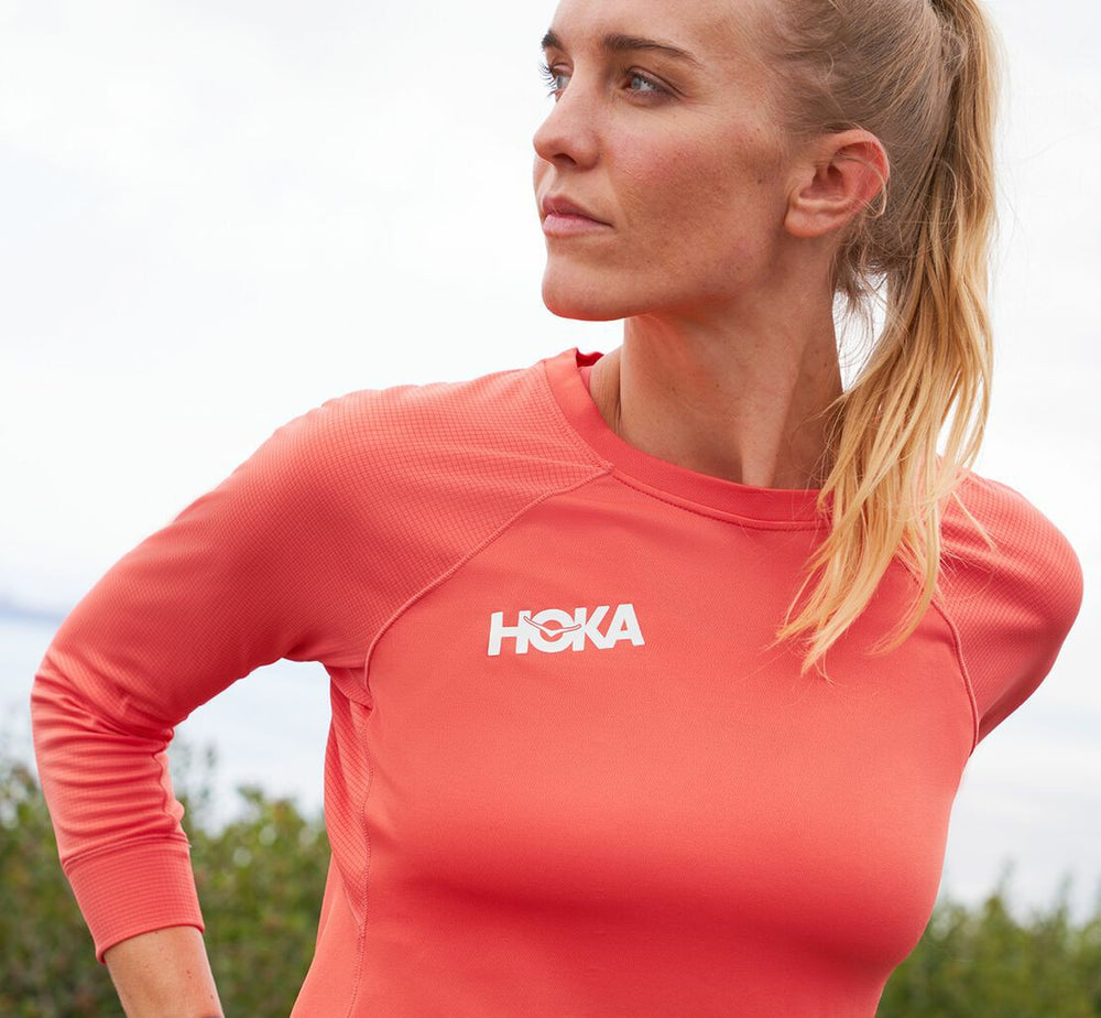 HOKA Women's Performance 3/4 Sleeve
