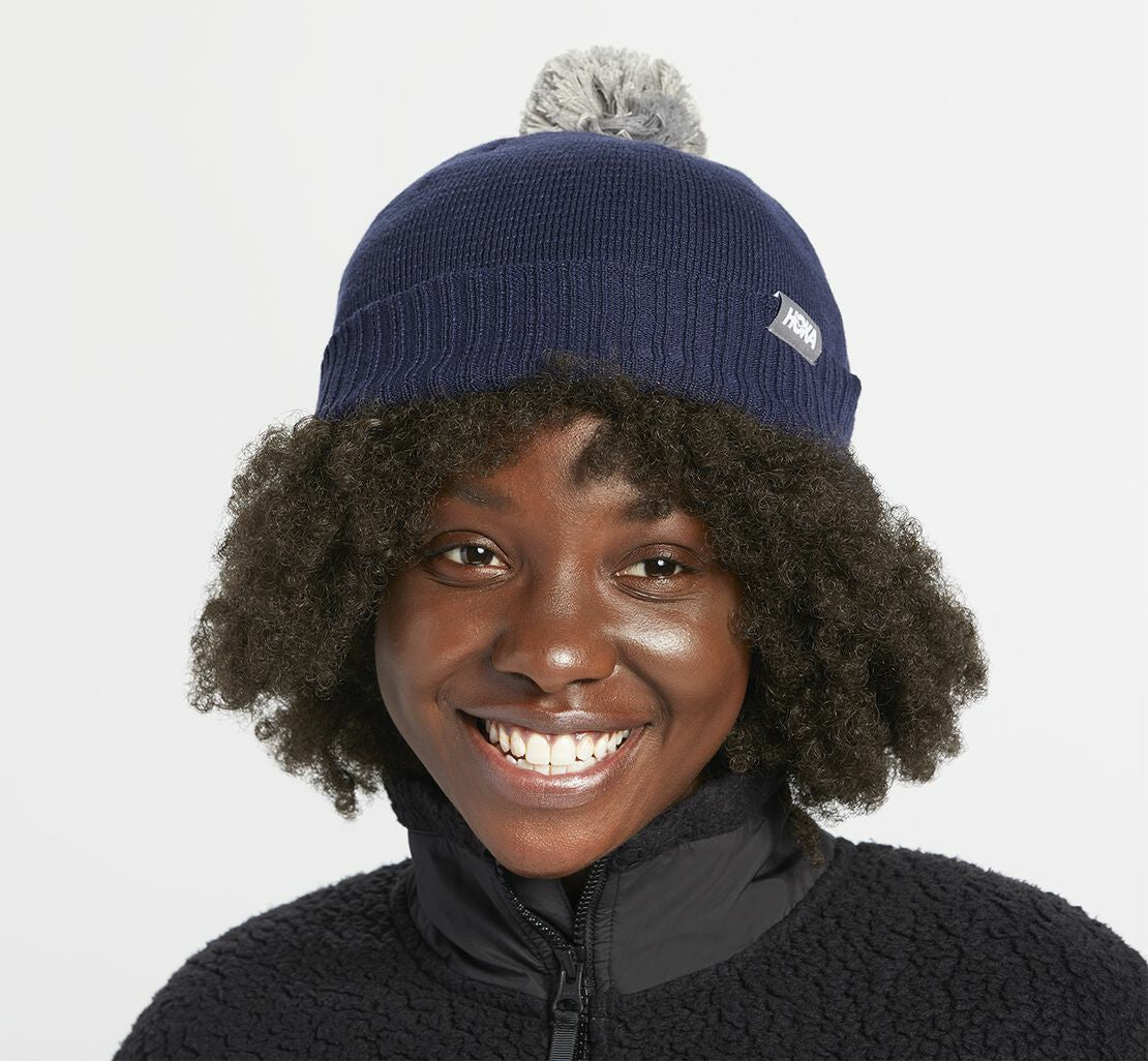 HOKA All Gender Pom Beanie