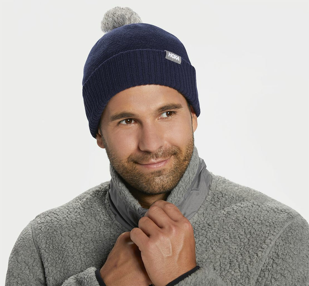 HOKA All Gender Pom Beanie