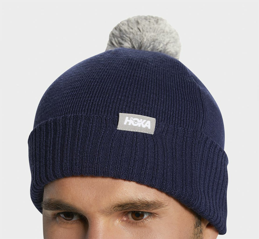 HOKA All Gender Pom Beanie