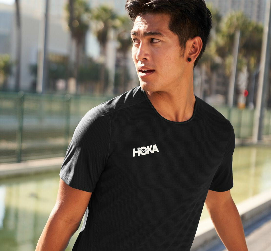 HOKA Men's Performance Short Sleeve