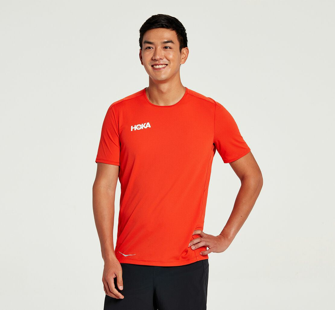 HOKA Men's Performance Short Sleeve