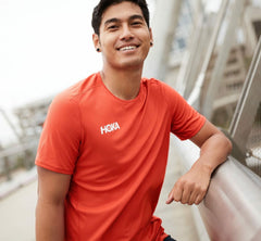 HOKA Men's Performance Short Sleeve