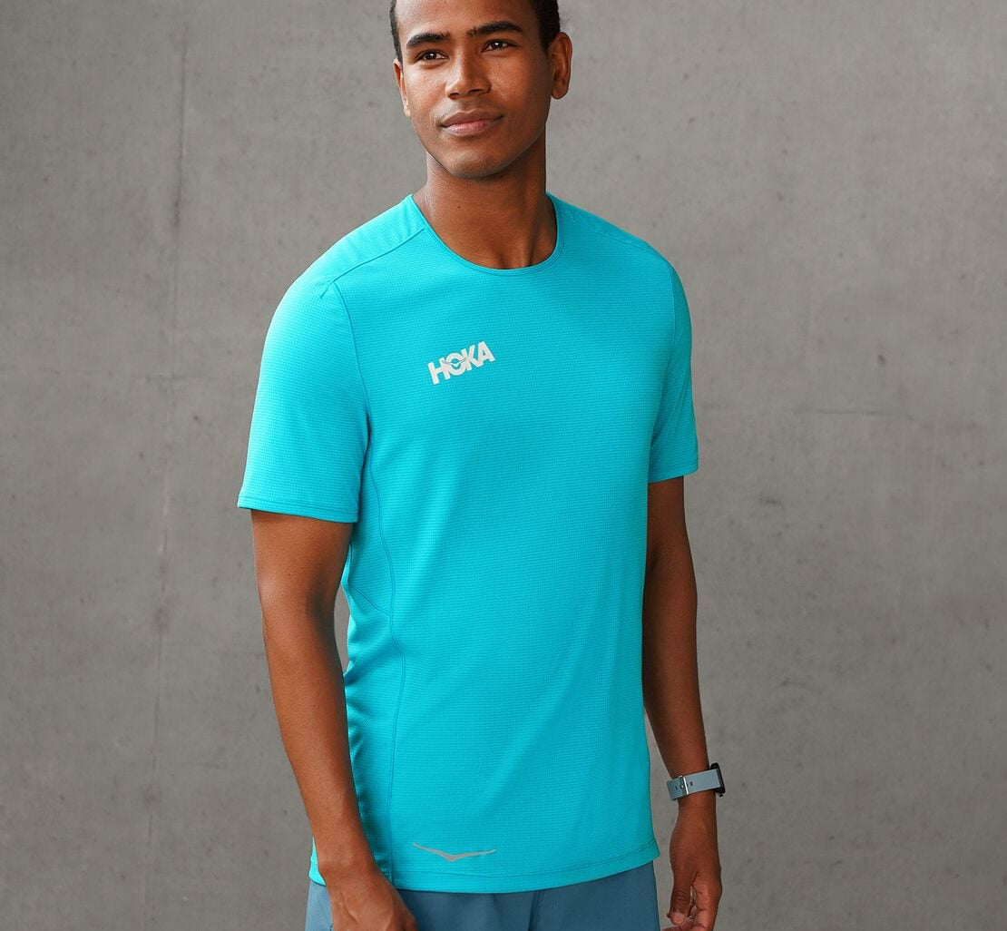 HOKA Men's Performance Short Sleeve