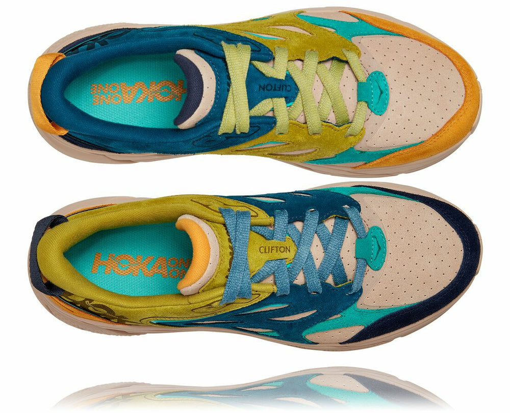 HOKA Unisex Clifton L Suede