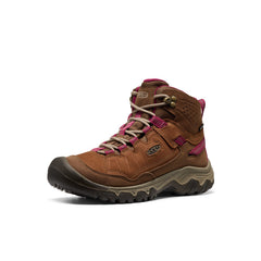 Women's Targhee IV Waterproof Hiking Boot Bison/Beaujolais | Keen Outlet