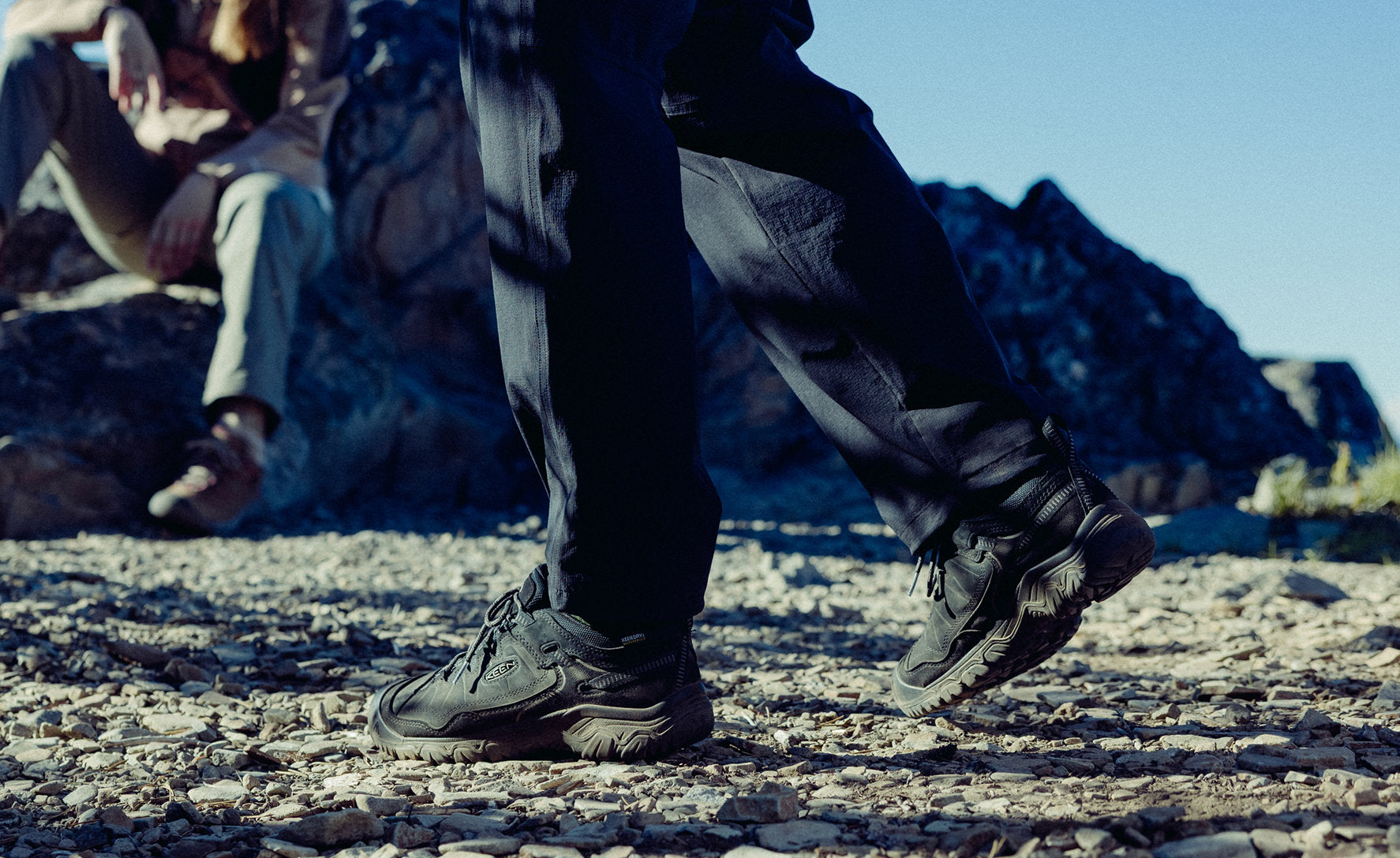 Men's Targhee IV Waterproof Hiking Shoe Triple Black / Keen Online