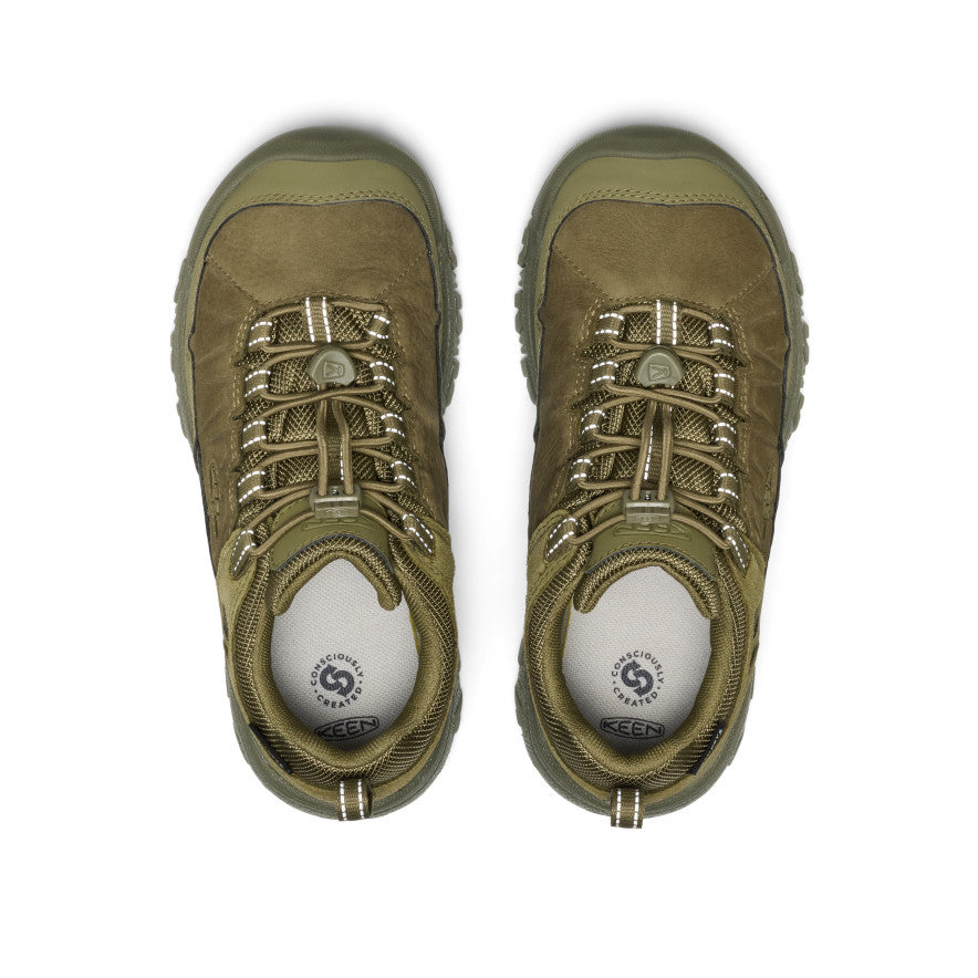 Big Kids' Targhee IV Waterproof Hiking Shoe Martini Olive / Keen Online