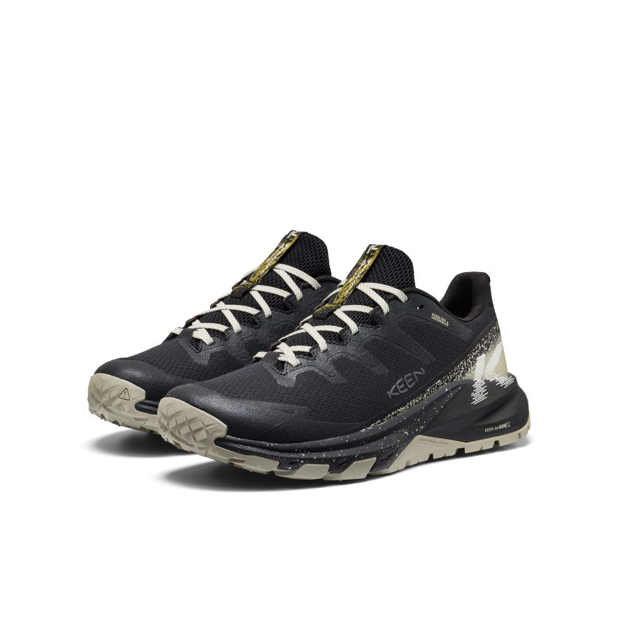 Men's Targhee Apex Wide Waterproof Hiking Shoe Black/Abbey Stone | Kenn On Sale