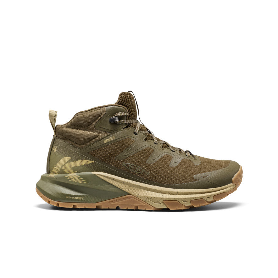 Men's Targhee Apex Wide Waterproof Hiking Boot Dark Olive/Khaki / Keen Sale