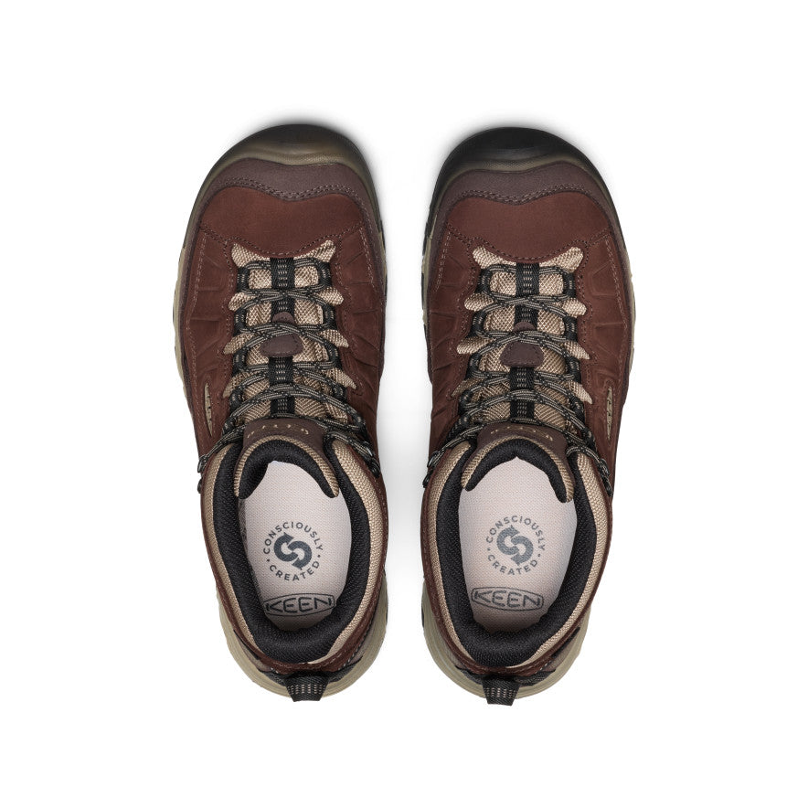 Men's Targhee IV Waterproof Hiking Boot Java/Brindle / Keen Online