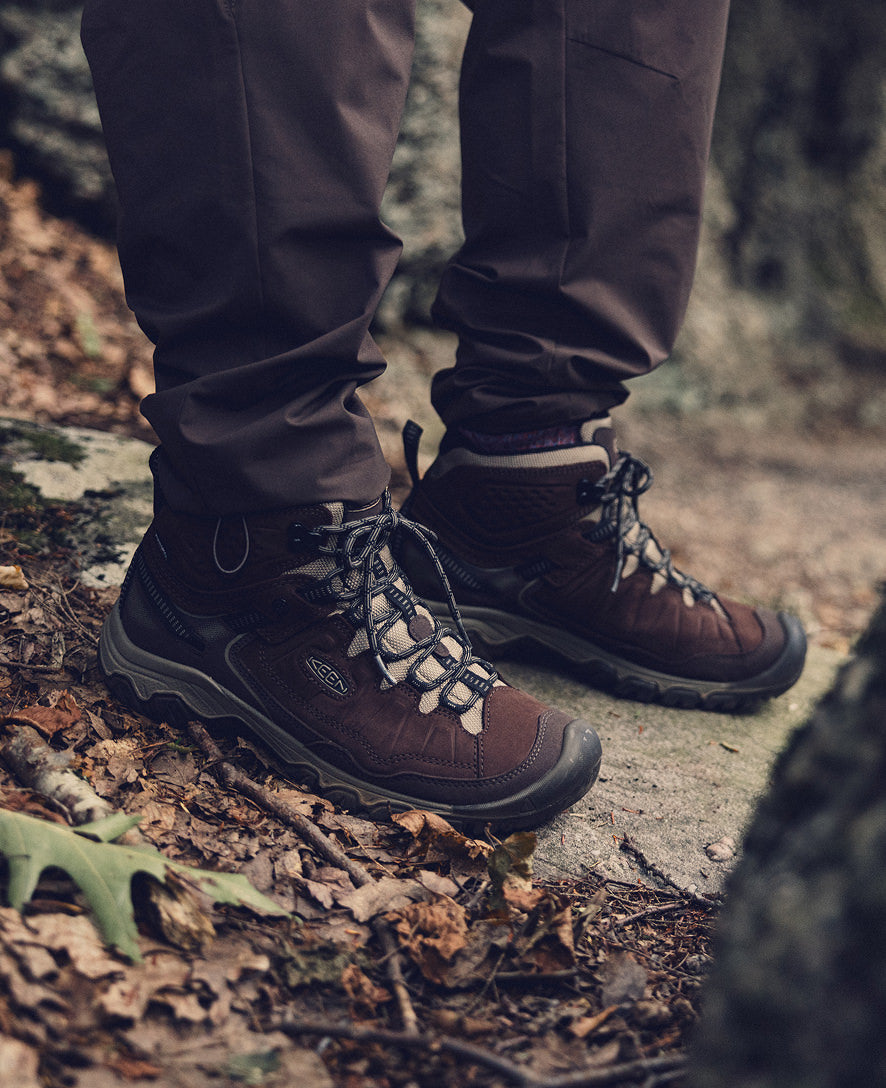 Men's Targhee IV Waterproof Hiking Boot Java/Brindle / Keen Online