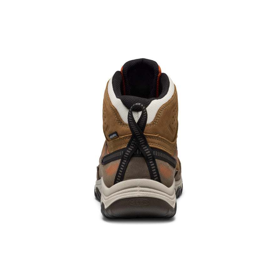 Men's Targhee IV Waterproof Hiking Boot Coyote/Gold Flame / Keen Online
