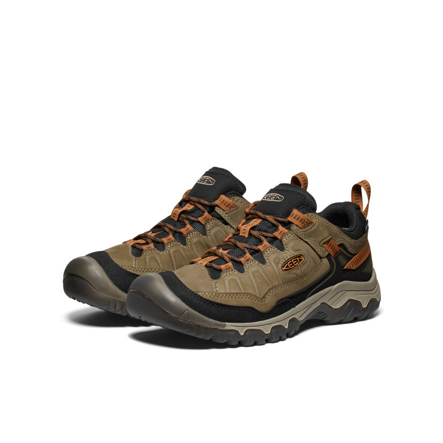 Men's Targhee IV Waterproof Hiking Shoe Sea Turtle/Roasted Pecan / Keen Online