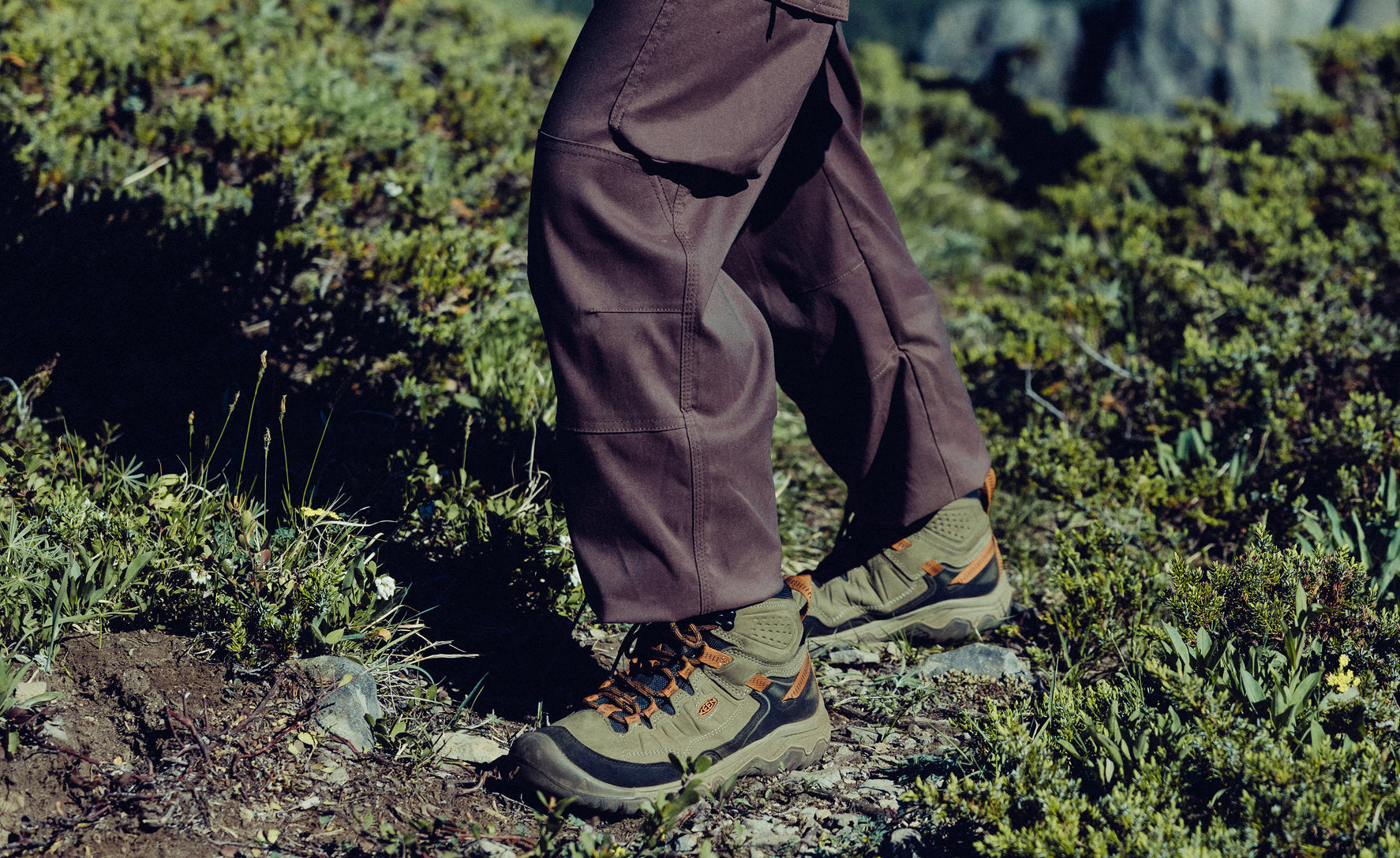 Men's Targhee IV Waterproof Hiking Boot Sea Turtle/Roasted Pecan / Keen For sale