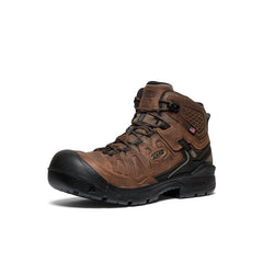 Men's Targhee IV Waterproof Work Boot (Carbon Toe) Dark Earth/Black | Keen Outlet