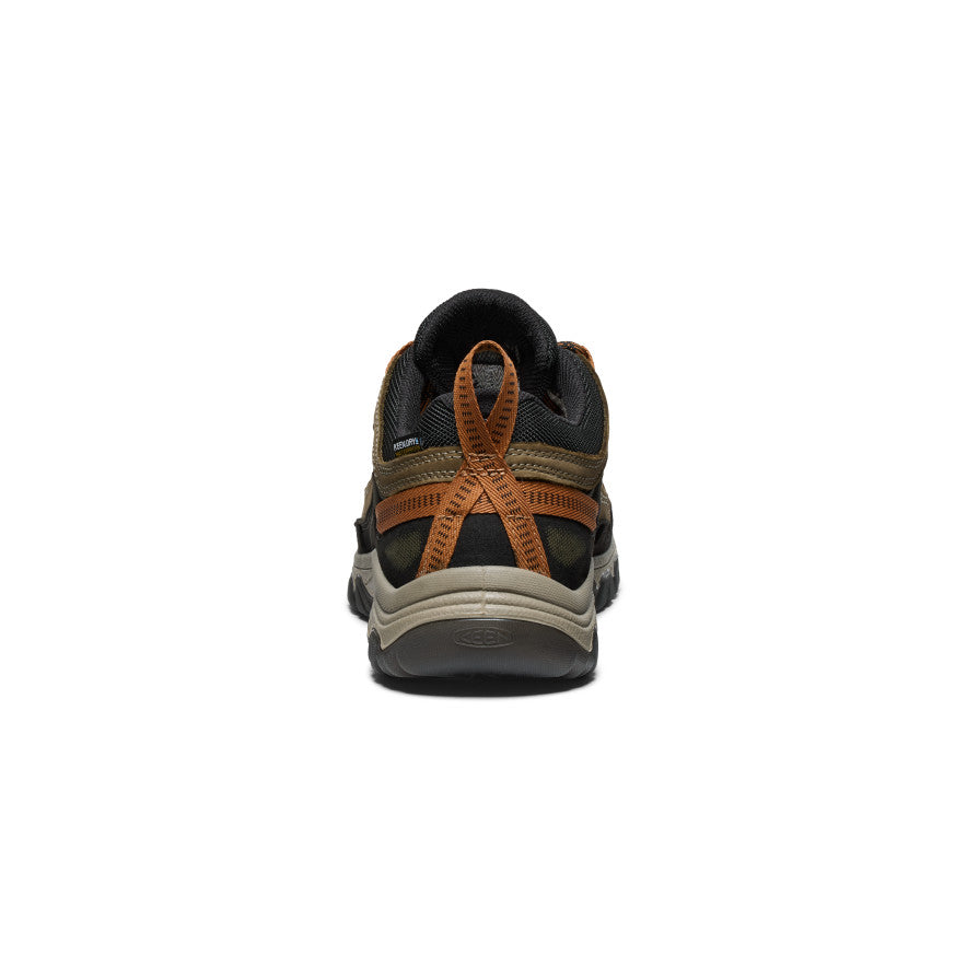 Men's Targhee IV Wide Waterproof Hiking Shoe Sea Turtle/Roasted Pecan / Keen For sale
