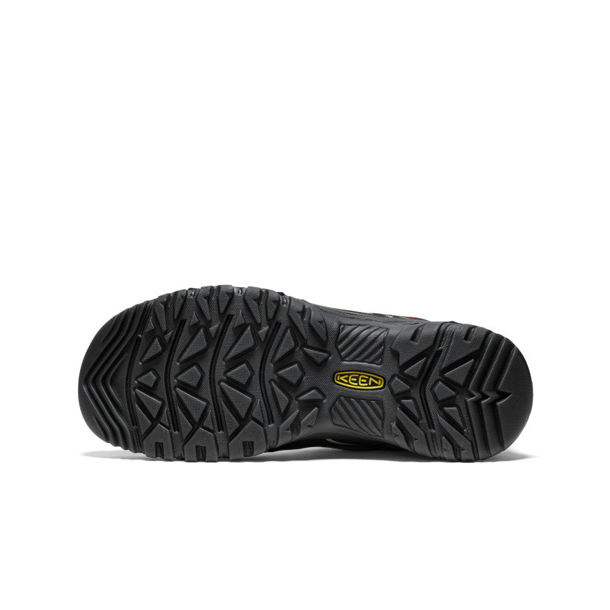 Men's Targhee IV Wide Waterproof Hiking Shoe Bison/Black | Kenn On Sale